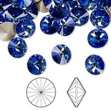 8mm 1122 Crystal Passions®  Rivoli Crystals - Sapphire