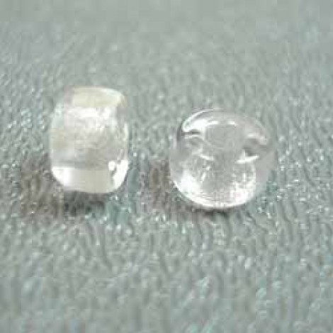 6mm Czech Pony Beads - Crystal AB - Pack of 20 6mm Czech Pony Beads - Crystal AB - Pack of 20