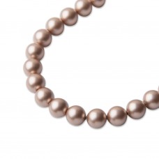6mm Swarovski Crystal Pearls - Powder Almond - Pack of 10