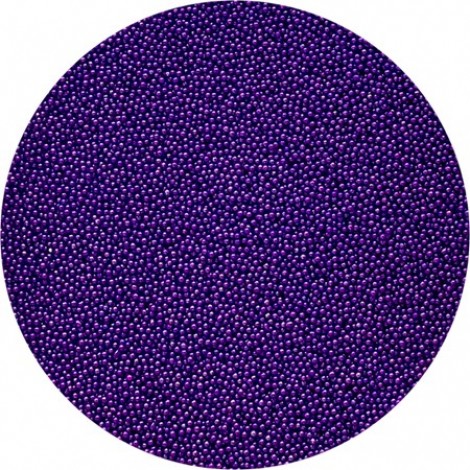 Art Institute Large Size Glass Microbeads - Purple Heart