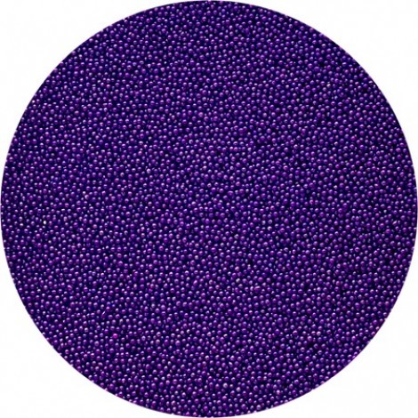 Art Institute Large Size Glass Microbeads - Purple Heart - 28gm Jar Art Institute Large Size Glass Microbeads - Purple Heart - 28gm Jar