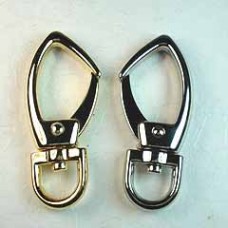 60mm Large Purse Swivel Clips - Gold Plated - Each