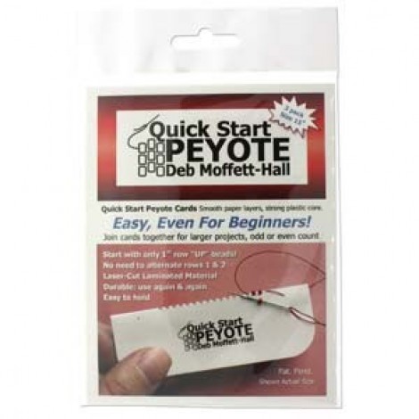 Quick Start Peyote Cards - 3 pack for 15/0 Seed Beads