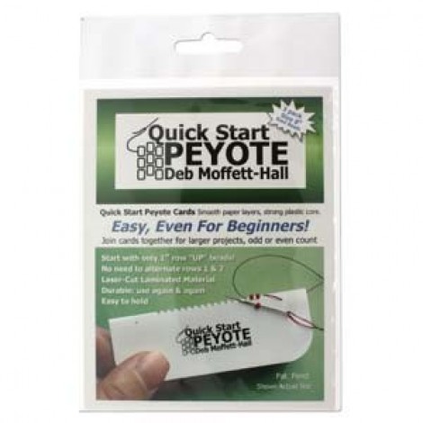 Quick Start Peyote Cards - 3 pack for 8/0 Seed Beads