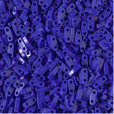 5x1.2mm Miyuki Quarter Tila Beads - Opaque Cobalt - 10gm