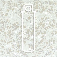 5x1.2mm Miyuki Quarter Tila Beads - White Opaque Luster - 7.2gm