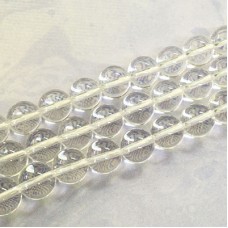 10mm Natural Designer Quality Crystal Quartz Round Gemstone Beads