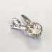 17mm Rabbit Head Charms - Antique Silver Plated - Pack of 2