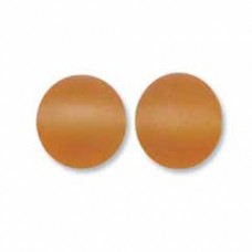 8mm Salmon Round Resin Beads - Pack of 10 beads