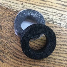 3 Ply Waxed French Flax Fiber Cord - Black - 45yd (41m)