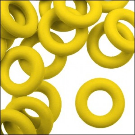 7.25mm Rubber O-Rings - Lemon - Pk of 10