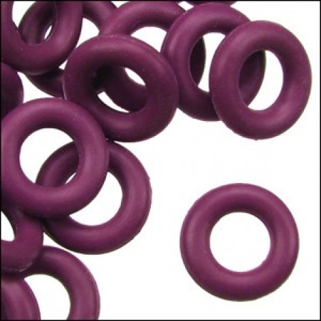 7.25mm Rubber O-Rings - Cranberry - Pk of 10