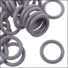 12mm Rubber O-Rings - Charcoal - Pack of 10