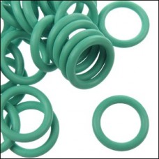 12mm Rubber O-Rings - Aqua - Pack of 10