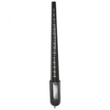Black Ring Measuring Stick - Plastic - Sizes 0-15