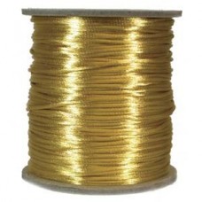 3mm Gold Rattail Satin Cord - Per 5 Metres