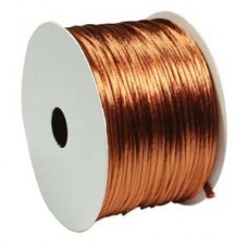 3mm Satin Rattail Cord - Luggage (Copper)