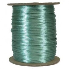 3mm Satin Rattail Cord - Turquoise