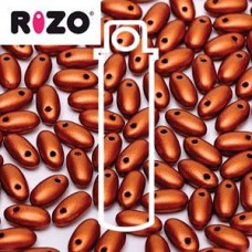 2.5x6mm Czech Rizo Beads - Copper