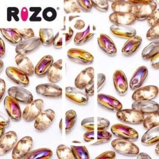 2.5x6mm Czech Rizo Beads - Superlit - 22gm