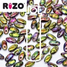 2.5x6mm Czech Rizo Beads - Magic Orchid - 22gm