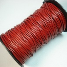 1.5mm Greek Round Leather Cord - Red
