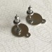 316L Stainless Steel Flat Pad Earposts with 10mm Flat Pad + Loop + Clutches - Pack of 2 Pair
