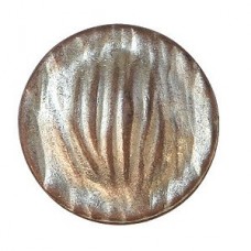 22mm Silver-Copper Riverside Grasses Shank Button - Each
