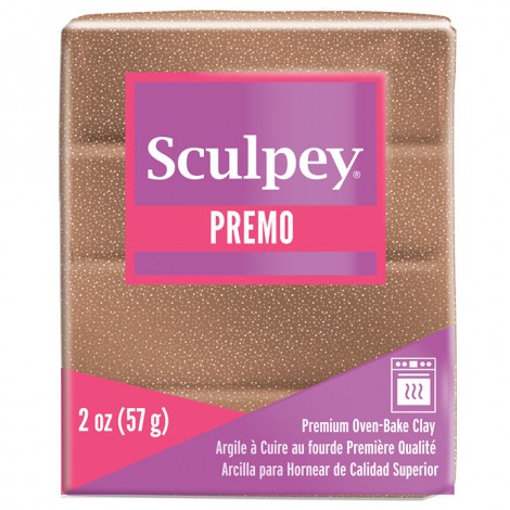 Premo Accents 57gm Polymer Clay - Rose Gold Glitter
