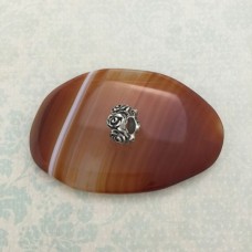 Angel Findings - Roses Bead - B - 12x6mm - Each