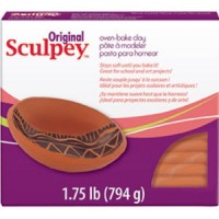 Polyform S01T 1 lbs Sculpey Original Polymer Clay Terra Cotta