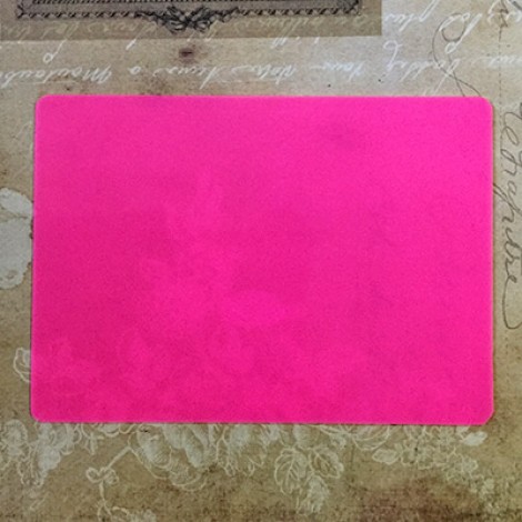 21x14.7cm Medium Pink Food Grade Silicone Resin Table Mat