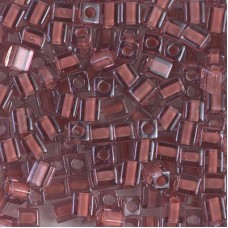Miyuki 4mm Cubes - Antique Rose Lined Amethyst - 10gm