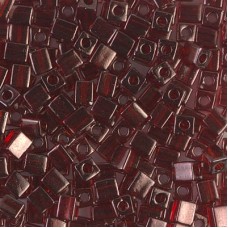 4mm Miyuki Cubes - Garnet Gold Luster - 20gm
