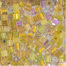 Miyuki 4mm Cubes - Lemon Twist - 10gm