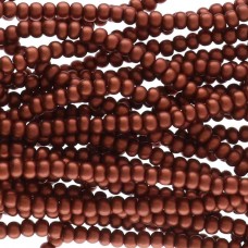 11/0 Czech Seed Bead Hanks - Bronze Red - 18gm