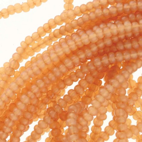11/0 Czech Seed Bead Hanks - Wheat Opal Sol gel - 18gm