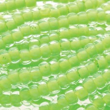11/0 Czech Seed Bead Hanks - Terra Intensive Lime Green - 18gm