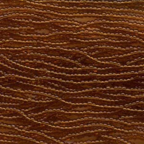 11/0 Czech Seed Bead Hanks - Medium Topaz - 18gm