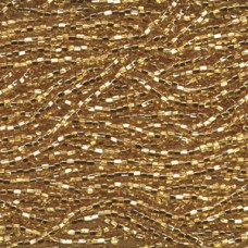 11/0 Czech Seed Bead Hanks - Gold Silver Lined - 18gm