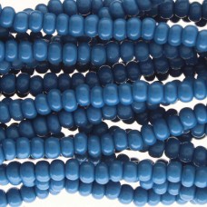 11/0 Czech Seed Bead Hanks - Opaque Denim  - 18gm