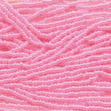 11/0 Czech Seed Bead Hanks - Pink Ceylon - 18gm