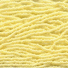 11/0 Czech Seed Bead Hanks - Yellow Ceylon - 18gm