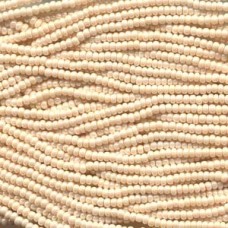 11/0 Czech Seed Bead Hanks - Eggshell - 18gm