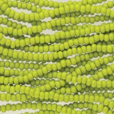 11/0 Czech Seed Bead Hanks - Opaque Olive - 18gm