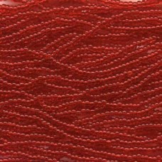 11/0 Czech Seed Bead Hanks - Light Ruby - 18gm