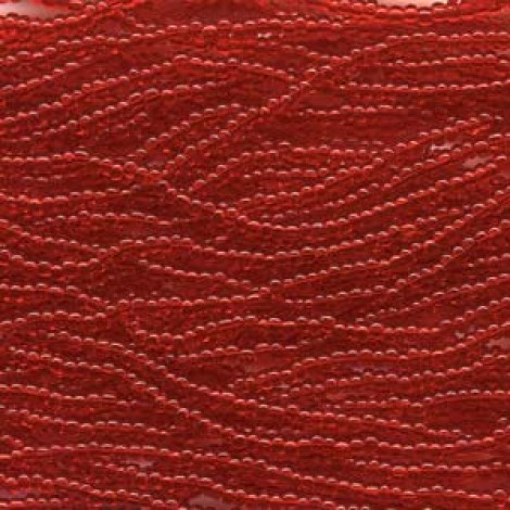 11/0 Czech Seed Bead Hanks - Light Ruby - 18gm 11/0 Czech Seed Bead Hanks - Light Ruby - 18gm