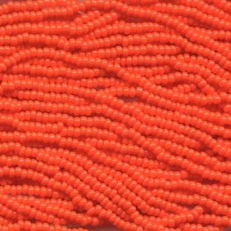 8/0 Czech Seed Bead Hanks - Orange - 38gm 8/0 Czech Seed Bead Hanks - Orange - 38gm