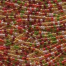 6/0 Czech Strung Seed Bead Hanks - Tango Mix - 68gm