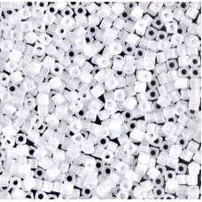 1.8mm Miyuki Cubes - Matte Crystal AB - 10gm
